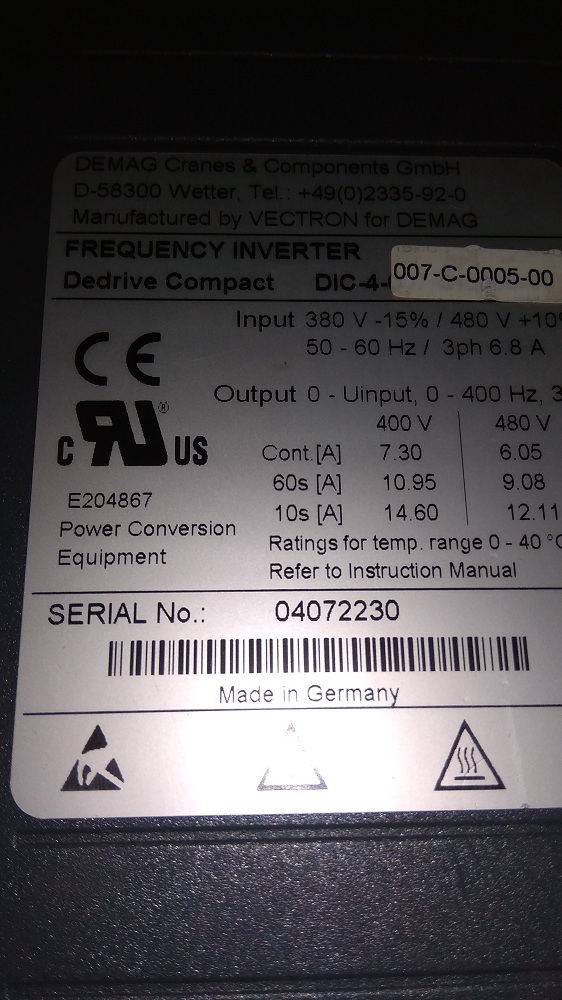 Demag Servo Drive