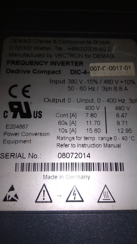 Demag Servo Drive