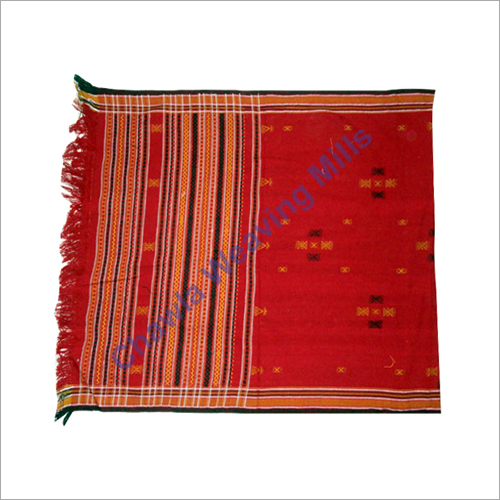 Ladies Acrylic Shawls - Striped Pattern, Red Color | Durable, Heat Resistant, Machine Washable, Moisture Wicking
