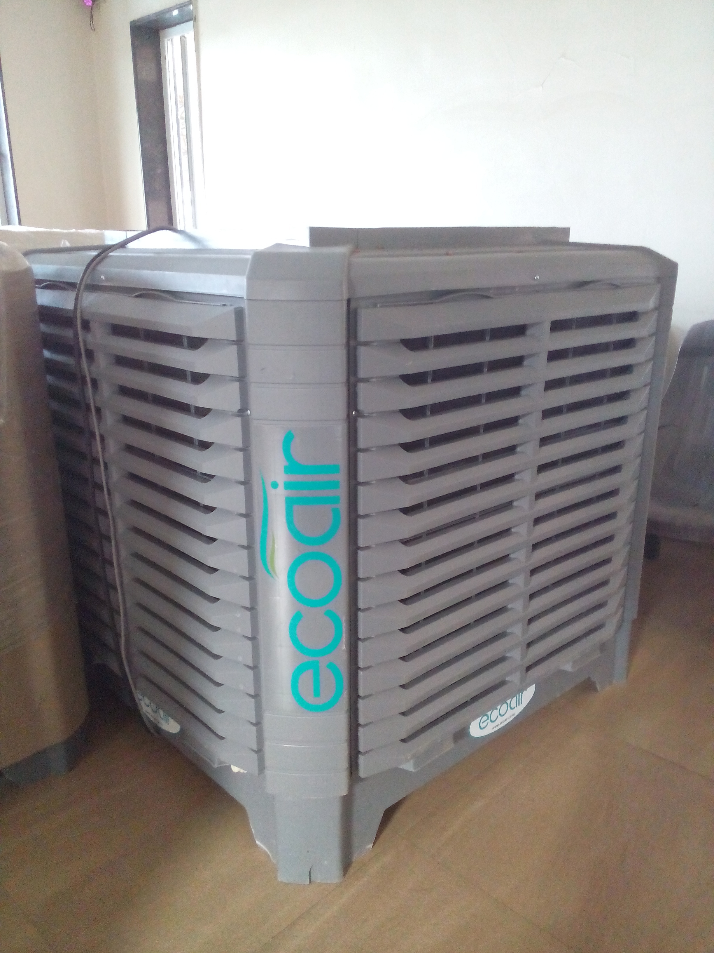 Industrial Duct Air Cooler - Stainless Steel, 4x4x4 Ft, 18000-30000 M3/hr Air Flow | Humidity & Temperature Control, Uv-resistant, Auto Cleaning, Remote Operated, Energy Saving Up To 80%