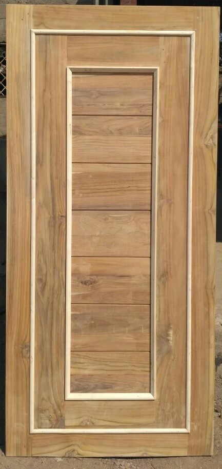 Teak Wood Door With Maple Beading Application: Interior