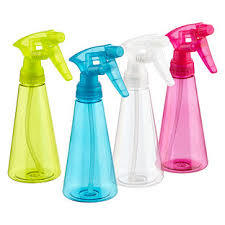Water Spray Bottle - Plastic, 500ml Capacity, Mixed Colors | Adjustable Water Pressure, Ideal for Ironing, Car Care, Gardening & More