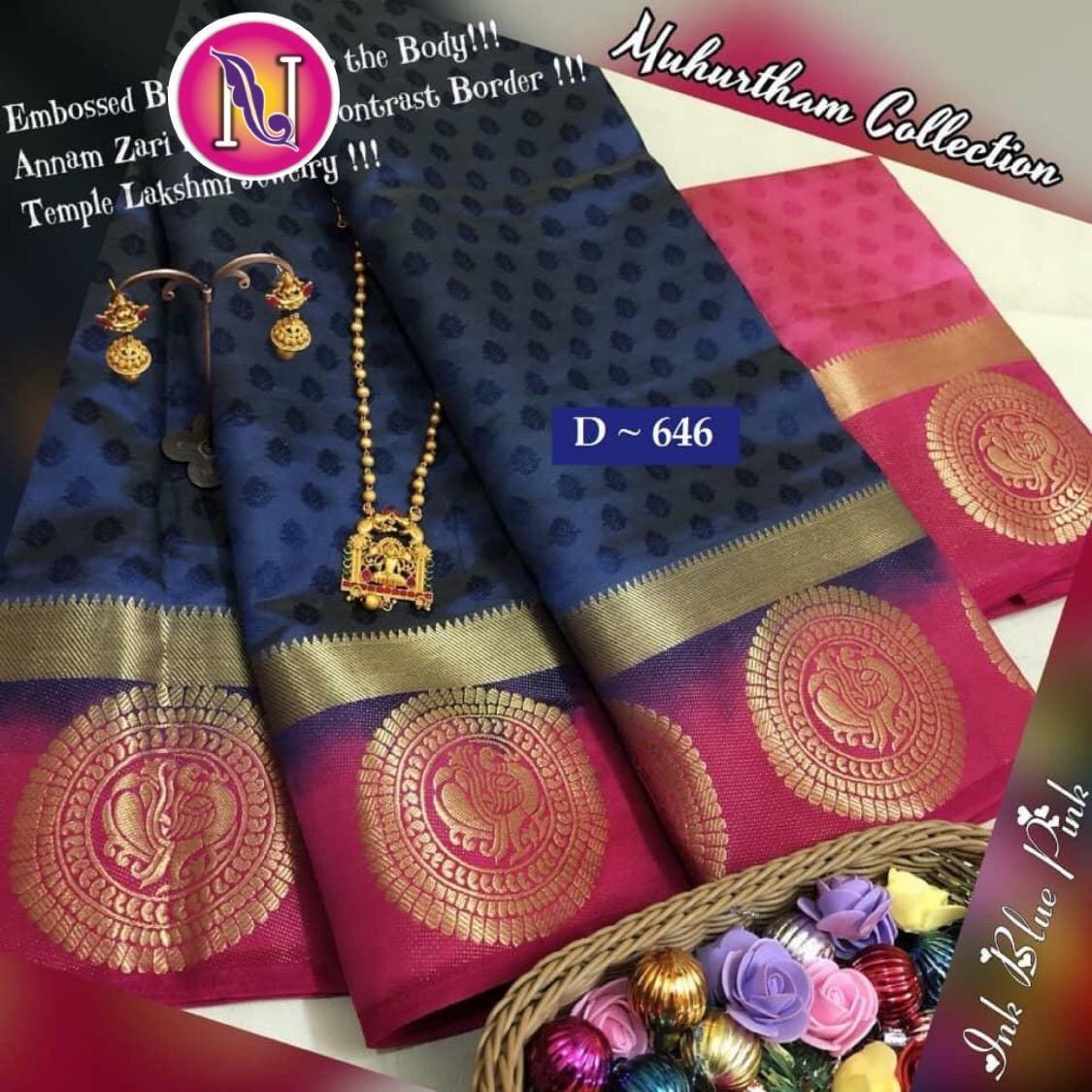Multi New Arrival Pure Matka Tusser Silk Handloom Saree