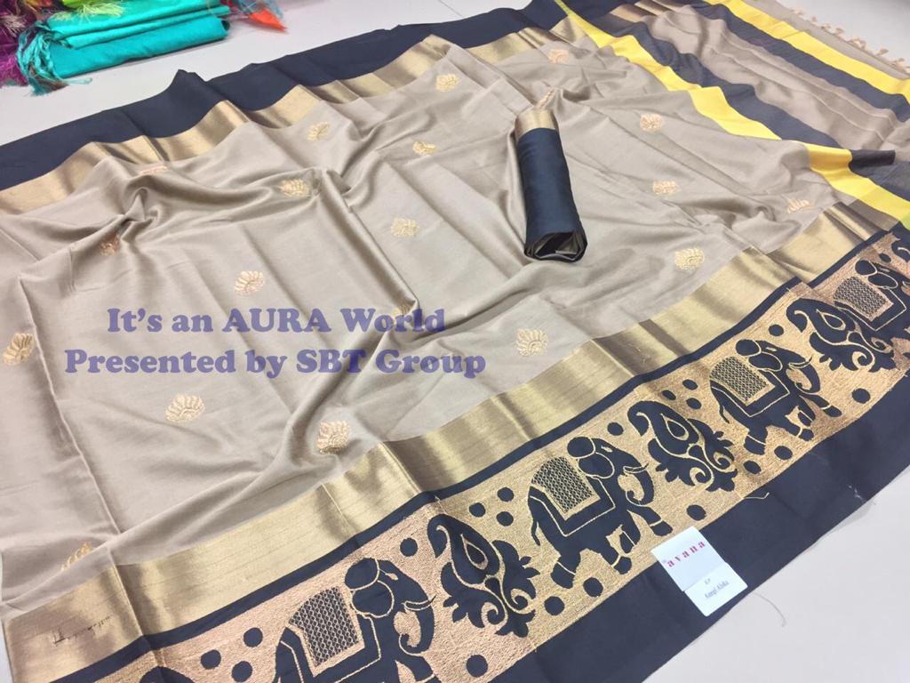 Multi Wedding For Pure Silk Designer Sarees