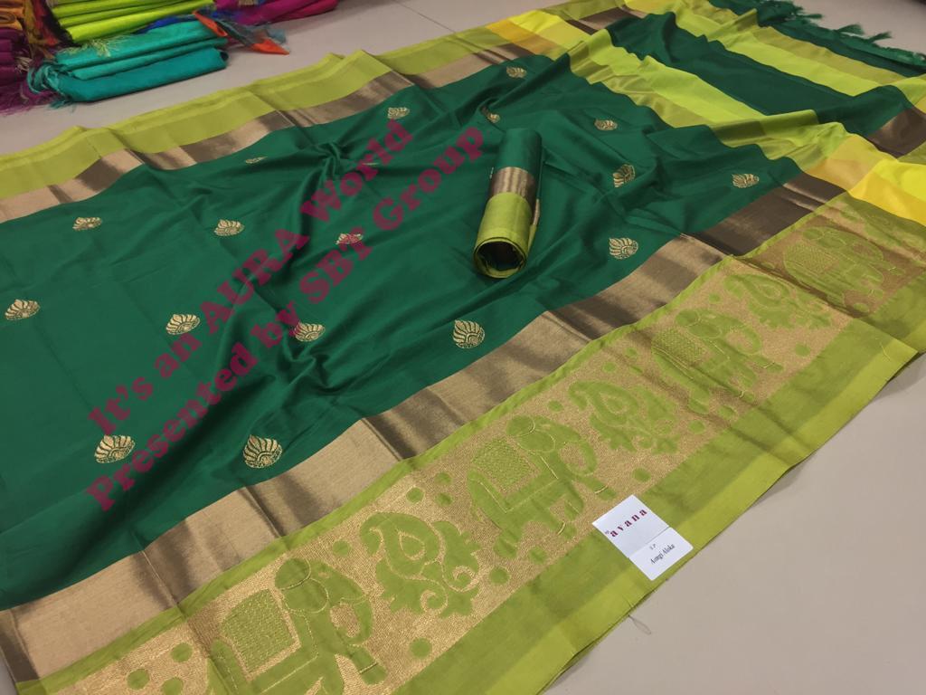 Multi Wedding For Pure Silk Designer Sarees