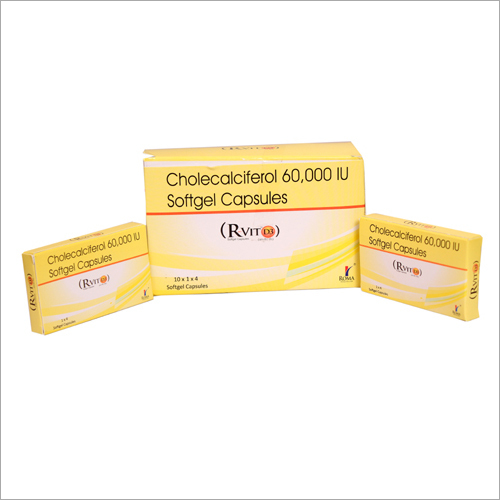 60000 IU चोलेcalciferol सॉफ़्टजेल कैप्सूल