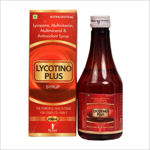 Lycopene Multivitamin & Multiminerals - 5000mcg Lycopene, 2000mcg Lutein, 5.17mg Beta-Carotene | Antioxidant Syrup for Nutritional Support & Cell Protection