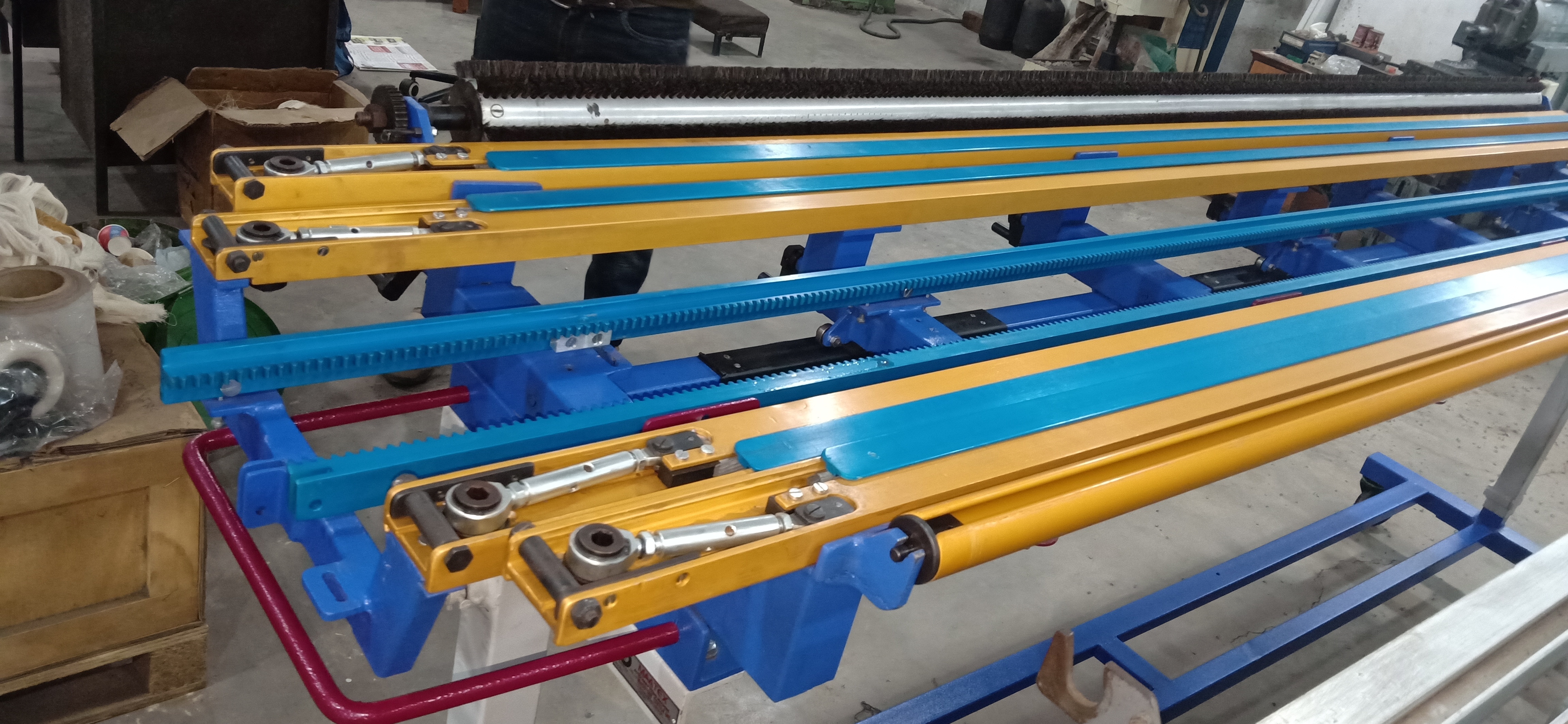 Industrial Textile Knotting Machine - Semi-automatic, Blue Color | 1-year Warranty, Efficient Knotting Performance