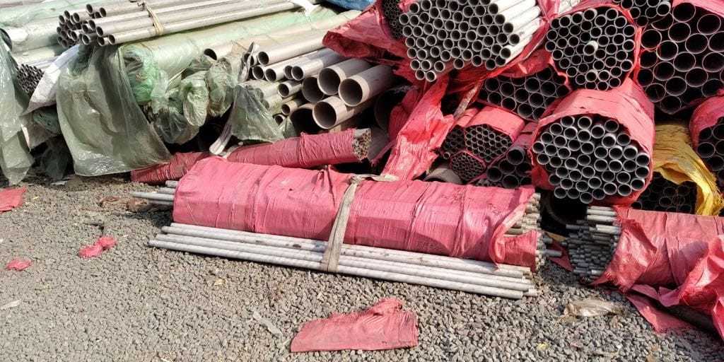 Silver Stainless Steel Seamless Pipe 304
