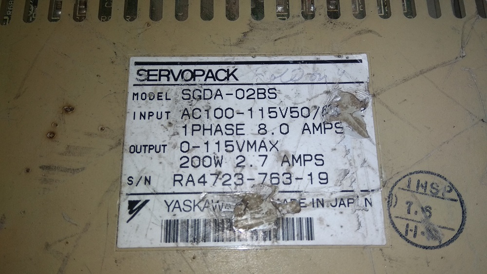Yaskawa Servo Drivr