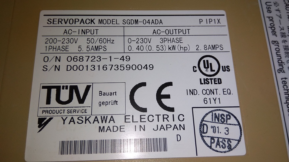 Yaskawa Servo Drive