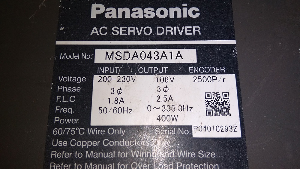 Panasonic Servo Drive