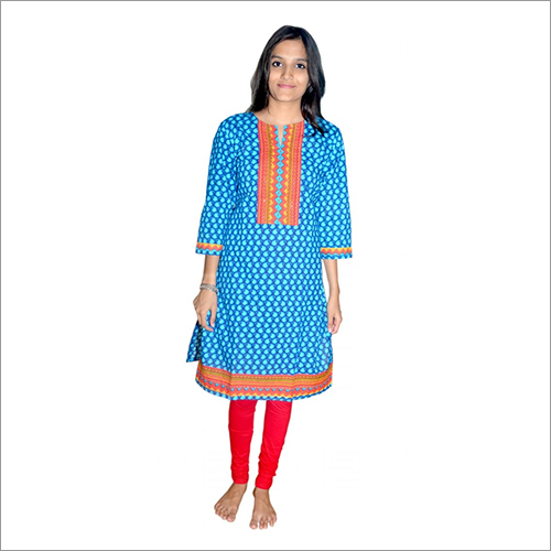 Breathable Ladies Cotton Kurtis
