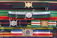 Red Regimental Belts