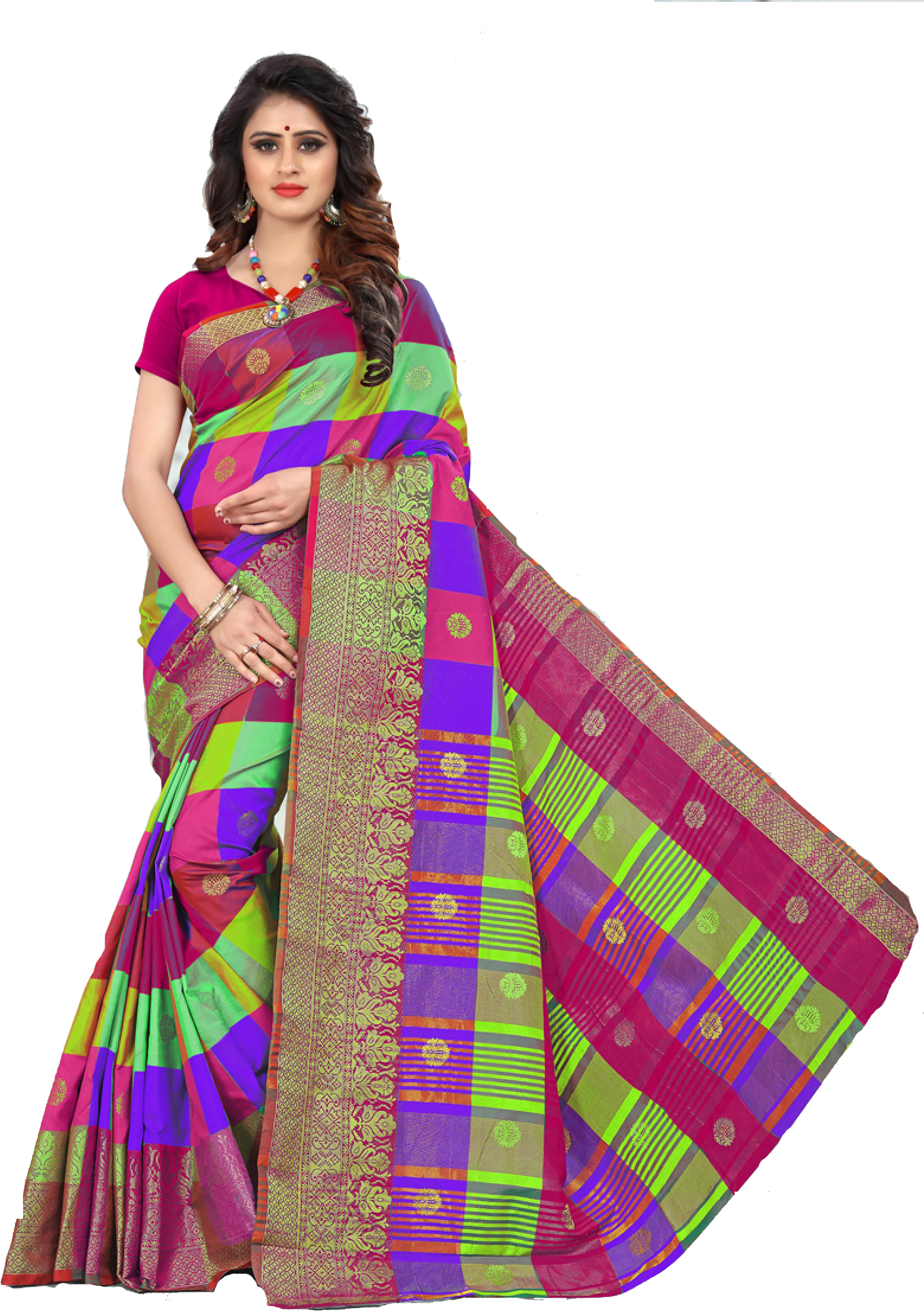 Multicolors Silk Sarees