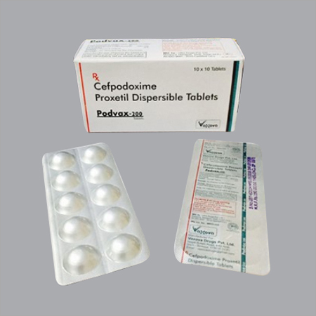 Cefpodoxime Proxetil Dispersible Tablets