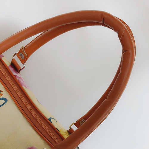 Yellow Ladies Printed Handbag