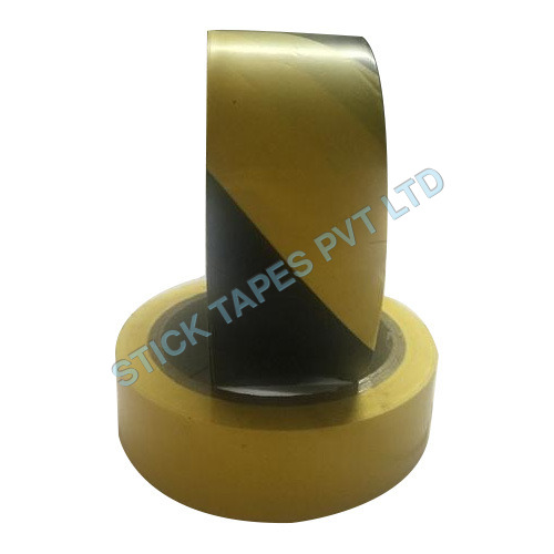 ब्लैक एंड येलो ज़ेबरा क्रॉसिंग टेप