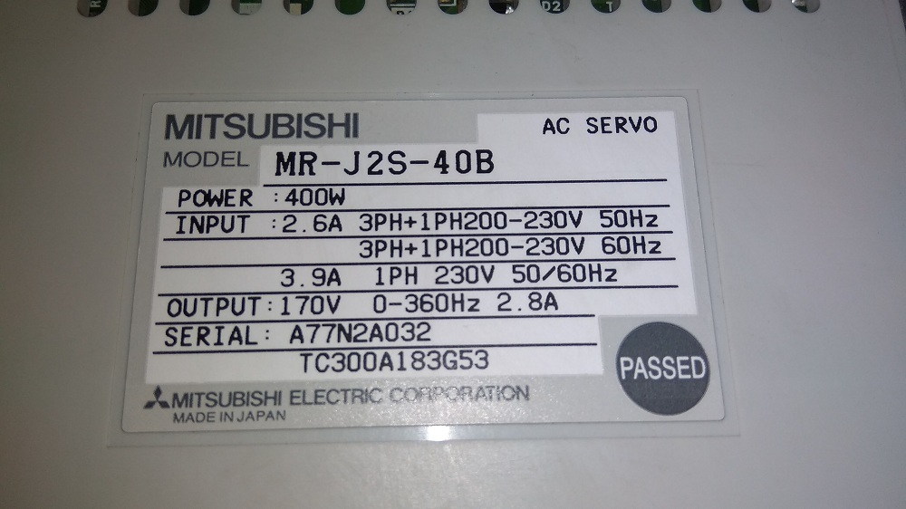 Mitsubishi Servo Drive