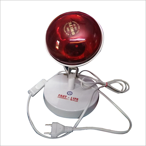 Infrared Lamp - Iron, Manual Operation, 250 Volt Power Consumption | Compact Design, Wall Mounted, Real-Time Operation, 200 Grams Weight