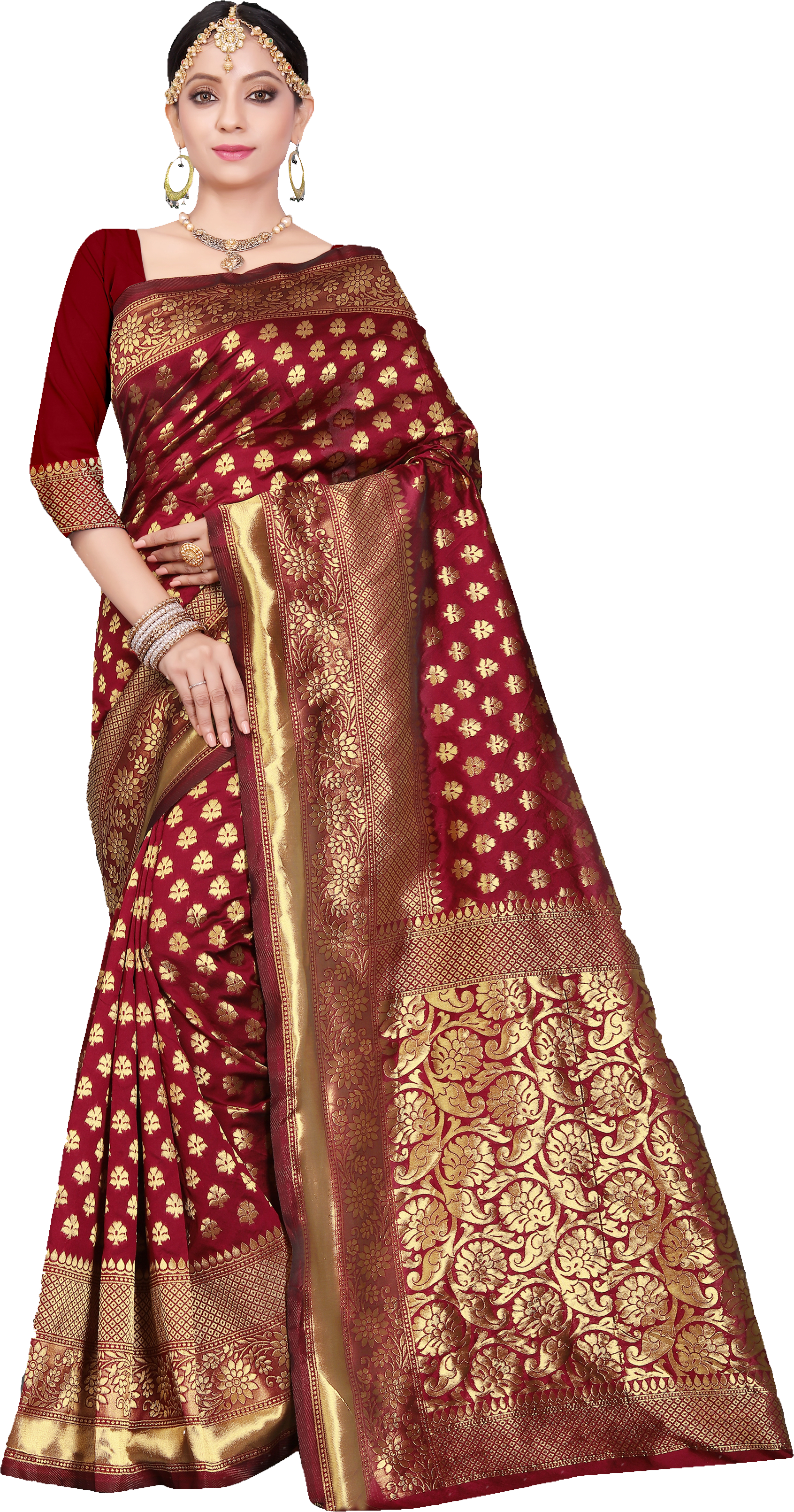 Available In 4 Hit Colors Silk Saree
