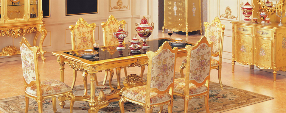 Gold Plated Dinning Table
