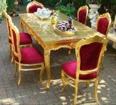 Gold Plated Dinning Table