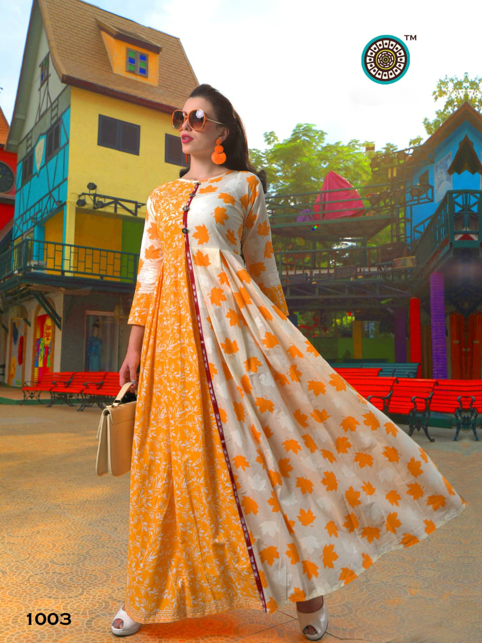 Stylish Cotton Print Long Kurti Collection - Cotton, Sizes M-3xl, Long Kurti Style , Casual-formal-daily Wear-party Wear Options