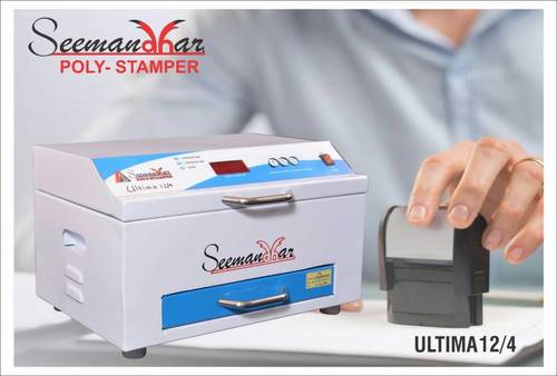 Stamp Making Machine - Durable Plastic Frame, Compact Size for Easy Portability and Versatile Customization Options