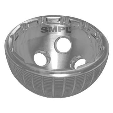 Vertex Acetabular Cementless Cup - Stainless Steel, Diameter 42 to 60 mm (2 mm Variation), Head Diameter 28, 32, 36 mm | Ideal for Hip Implants