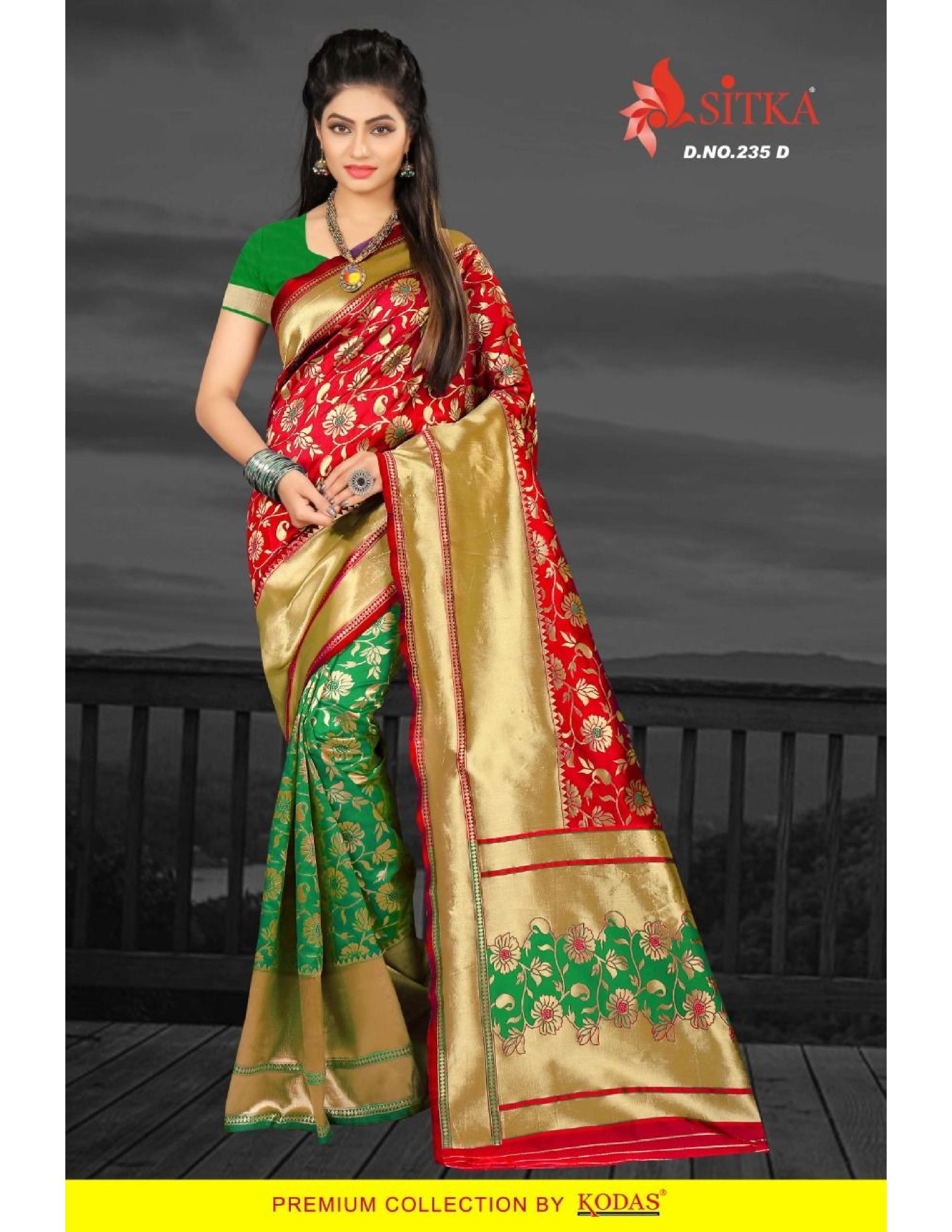 Available In 6 Hit Colors Silk Saree