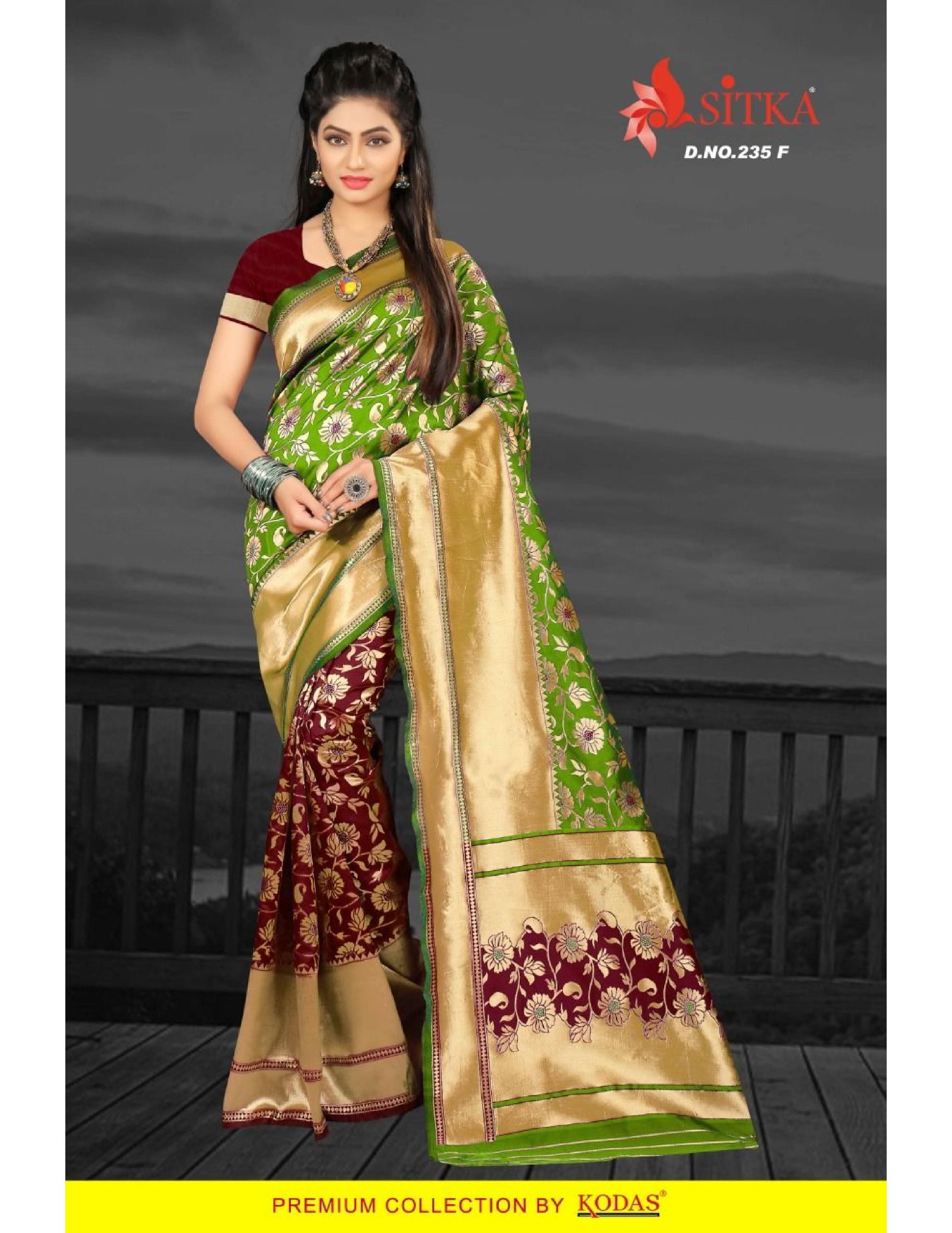 Available In 6 Hit Colors Silk Saree