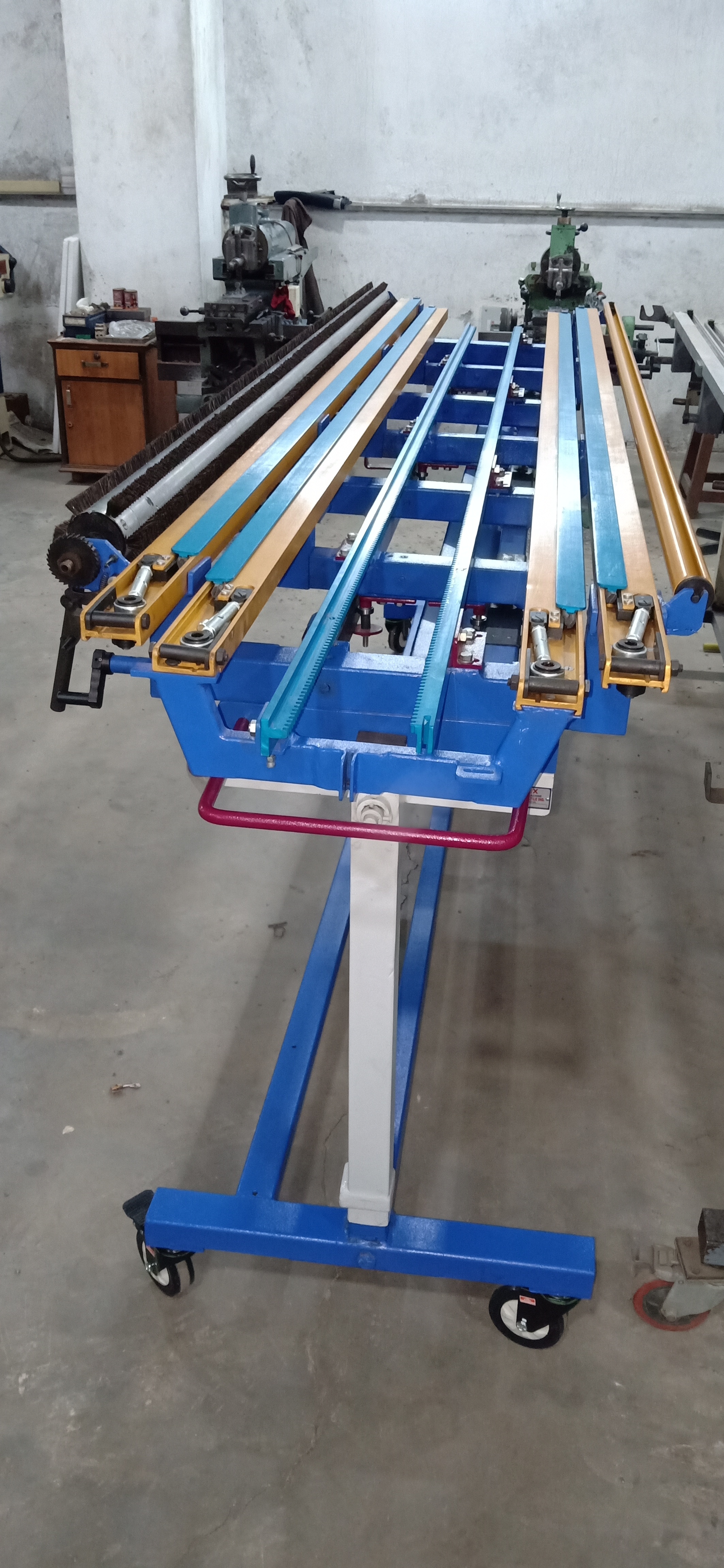 Maatex Automatic Knotting Machine - Ac220v, 50mm-5200mm Working Width, 600 Knots/min Speed | Semi-automatic, Blue Color, 1-year Warranty