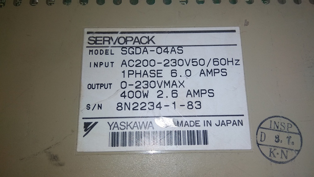 Yaskawa Servo Drivesgda-04as