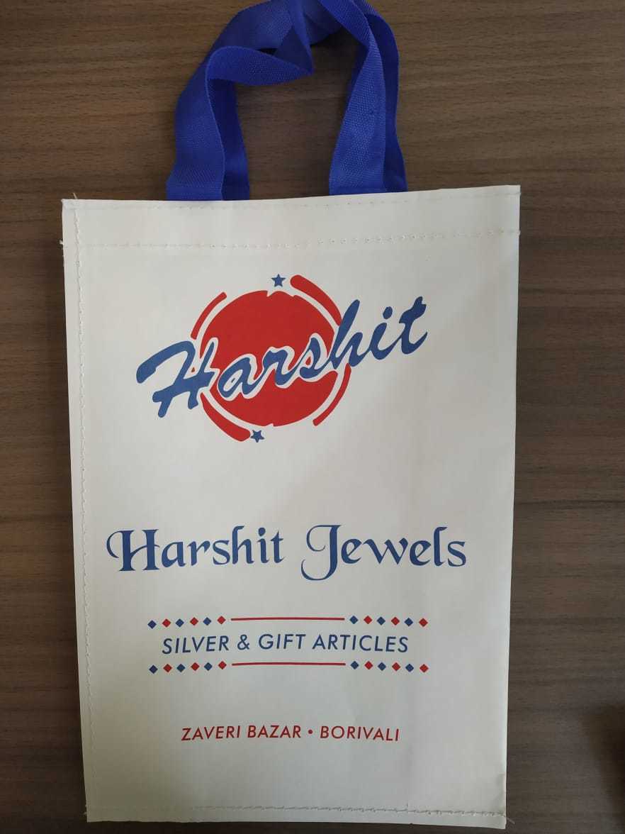 Shopping Bag - White Kraft Paper, 1-5 Kg Capacity | Customizable Size, Shape, Color & Printing Options, Quality Material For Versatile Use