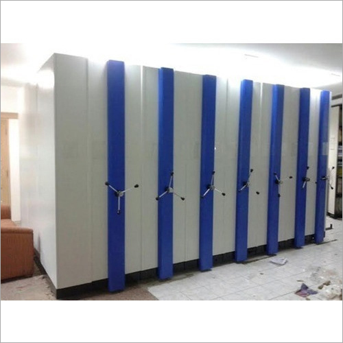 Blue & Grey Mobile Storage Compactor