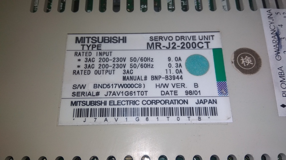 Mitsubishi Servo Drive