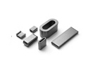Solid Ferrite Core For Flat Cable - 5x3x9mm To 60x12x12.7mm Dimensions, Emi Suppression For Flat Cables