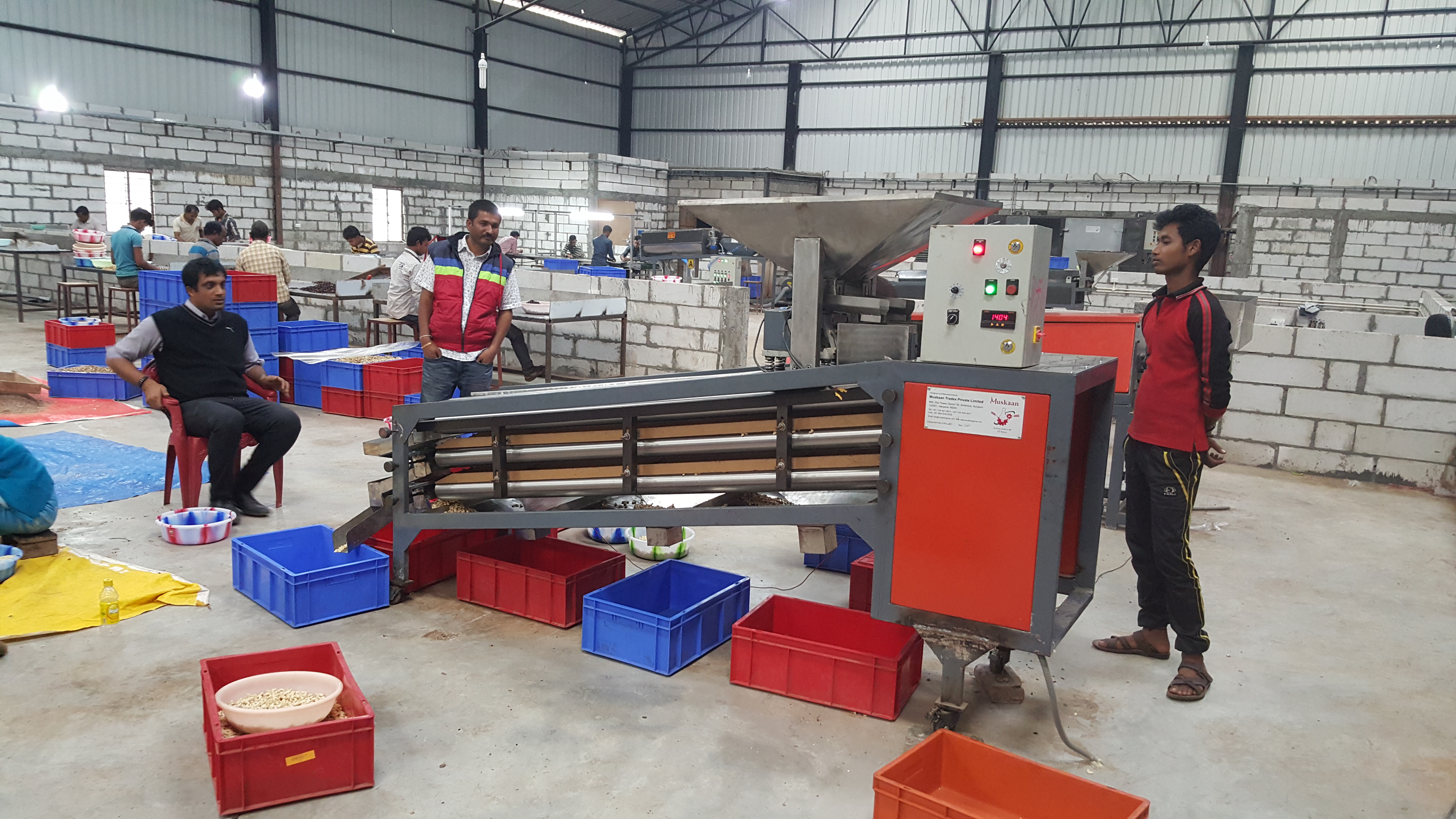 Cashew Kernels / Wholes Grading Machine Capacity: 90% Kg/day