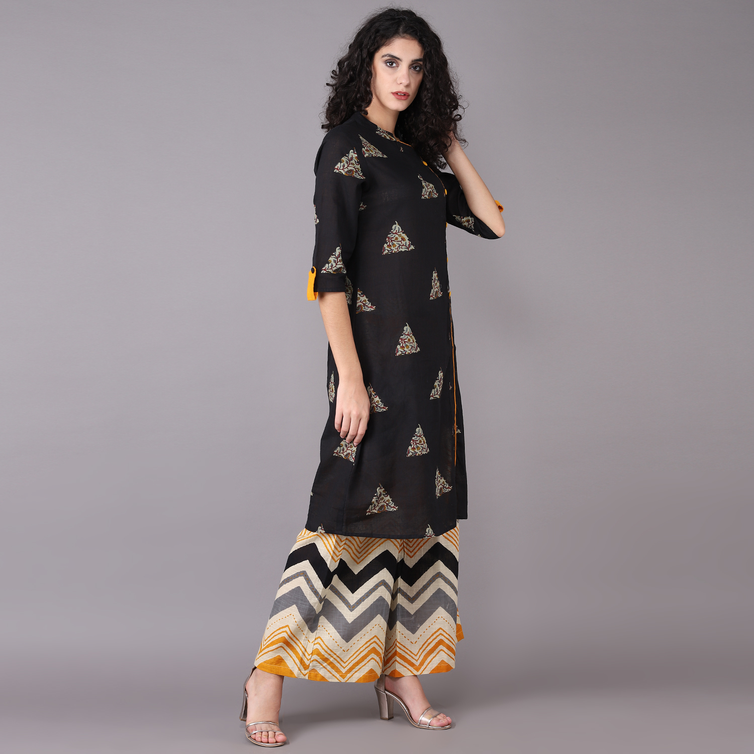 Black Palazzo Suits