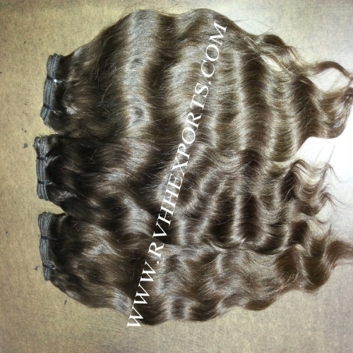 Natural Wavy Human Hair Weave