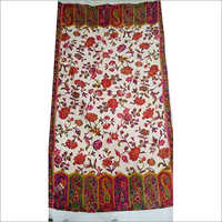 छपा हुआ कढ़ाई किया हुआ शॉल