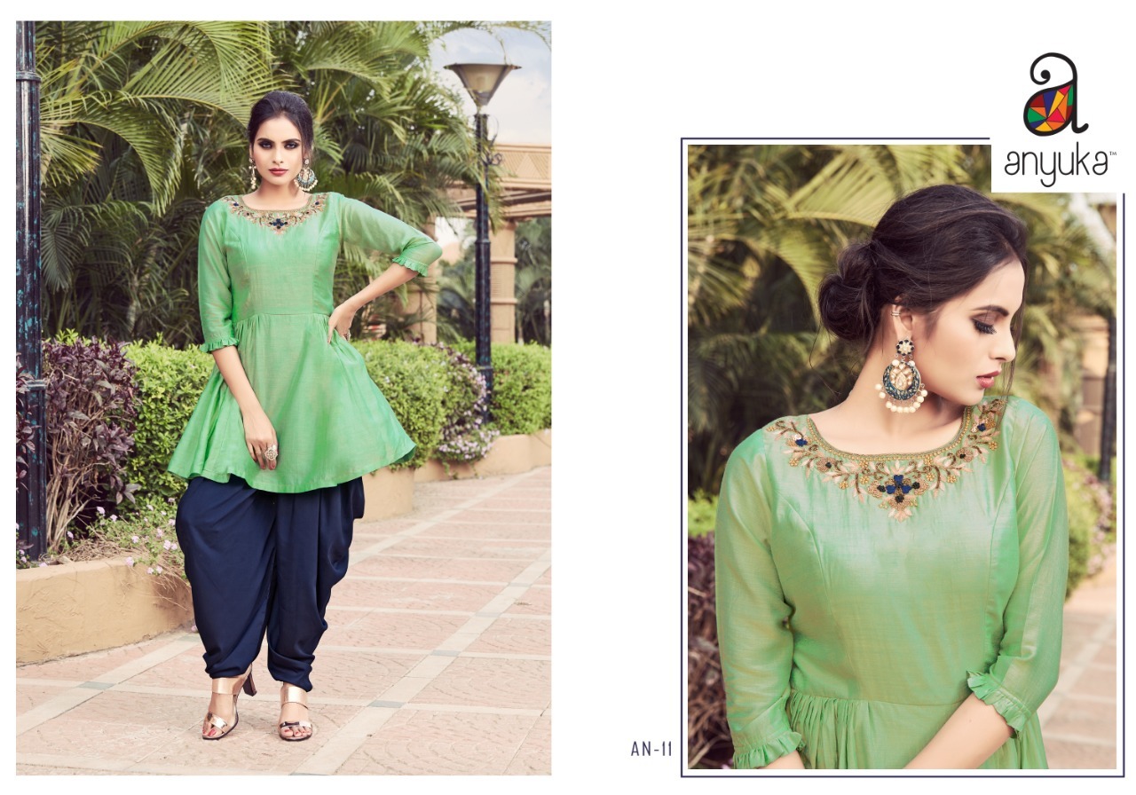 9 Colors Party Wear Indo Western Dress