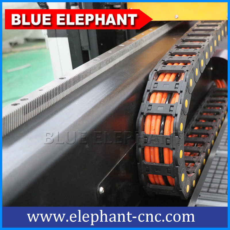 Black Ele 1325 Cnc Woodworking Machine Price , Wood Cnc Router 3d For Door Making