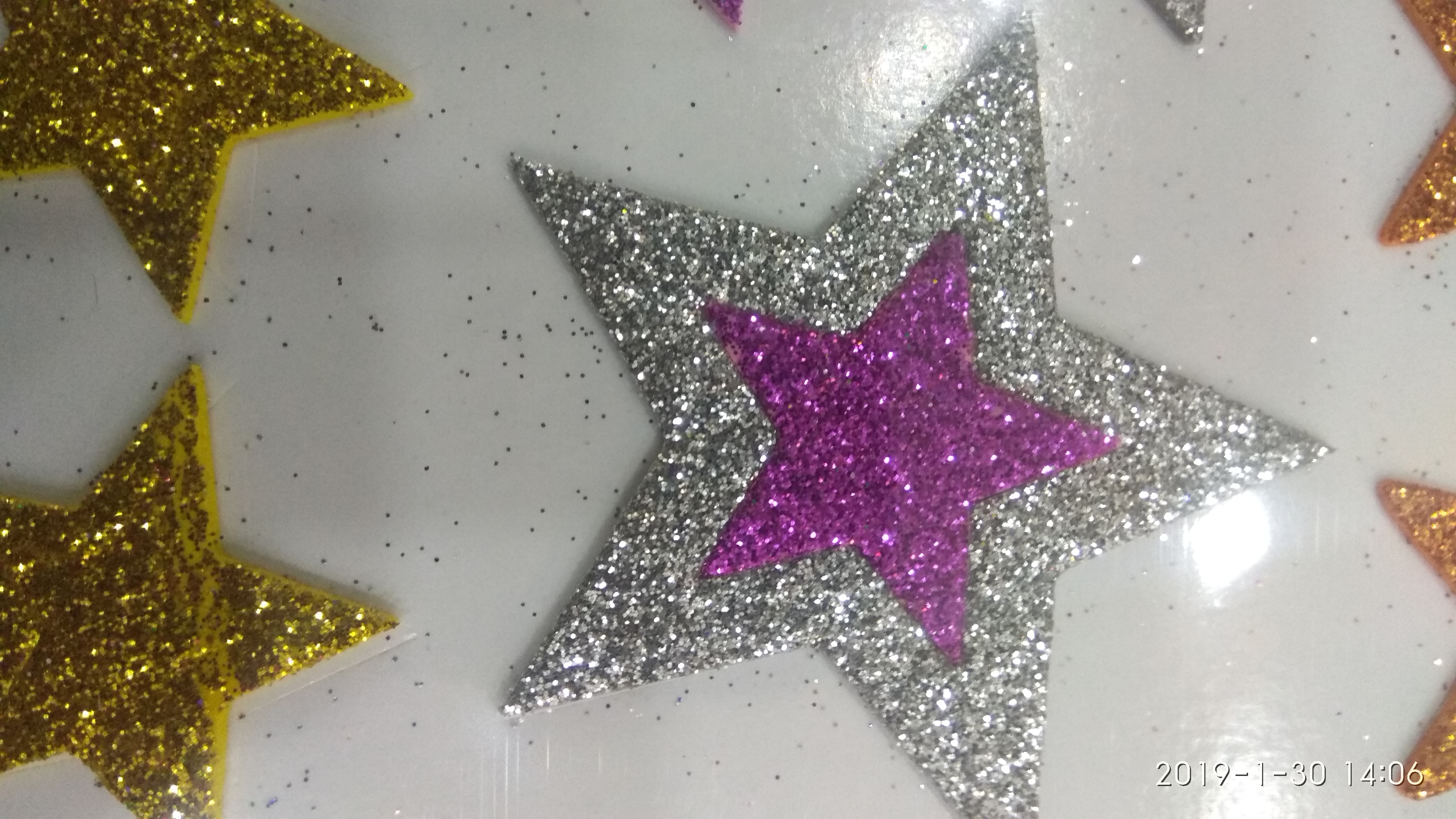 Craft Villa Sparkle Star Glitter Sticker