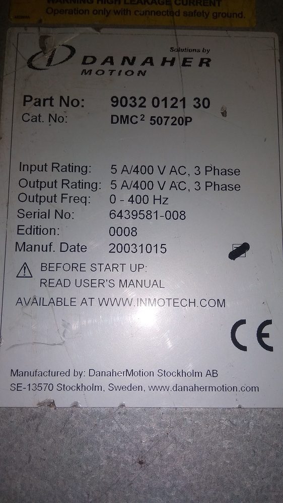 Danaher Motion Servo Drive