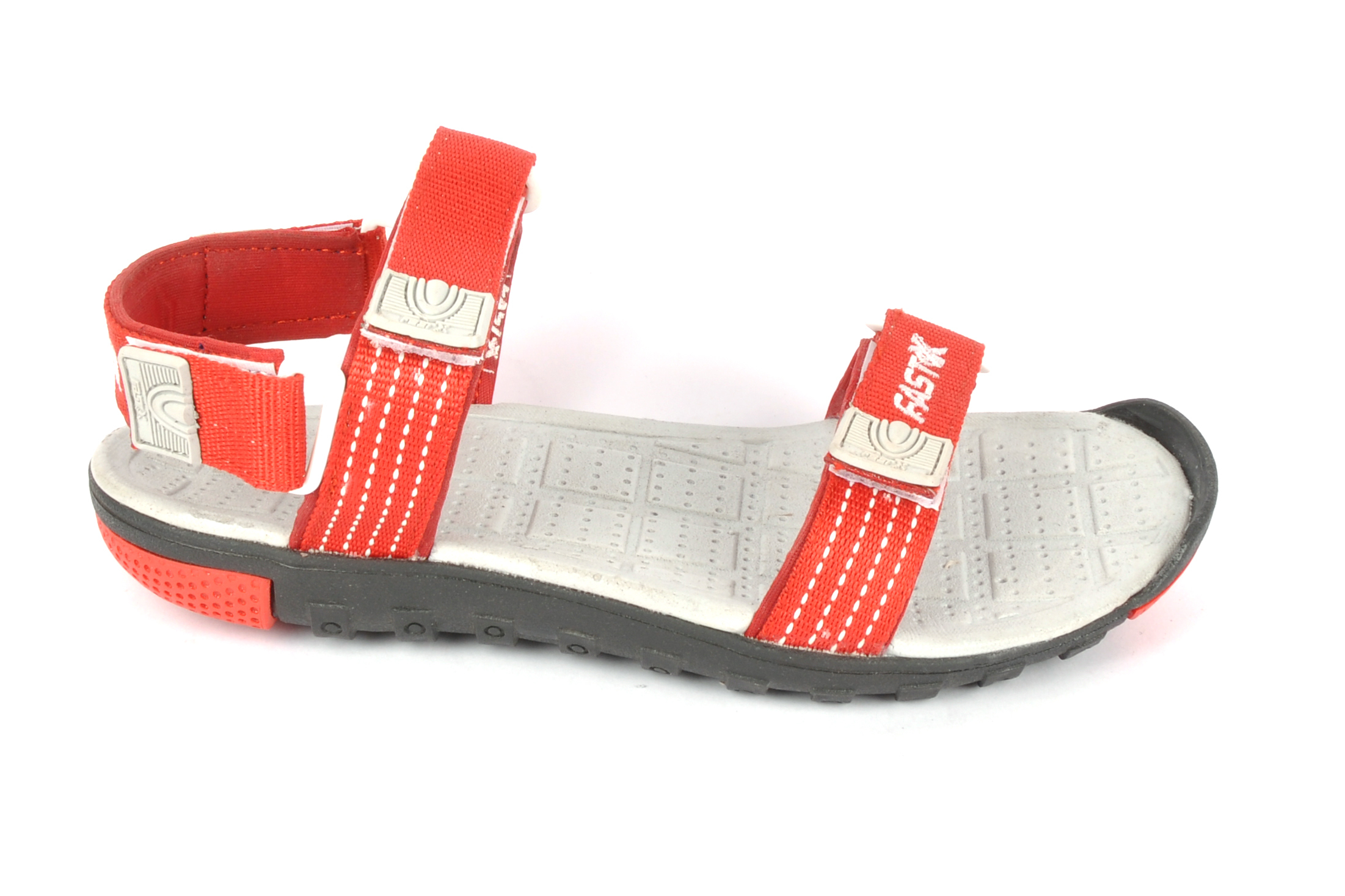 Red & White Mens Sandal