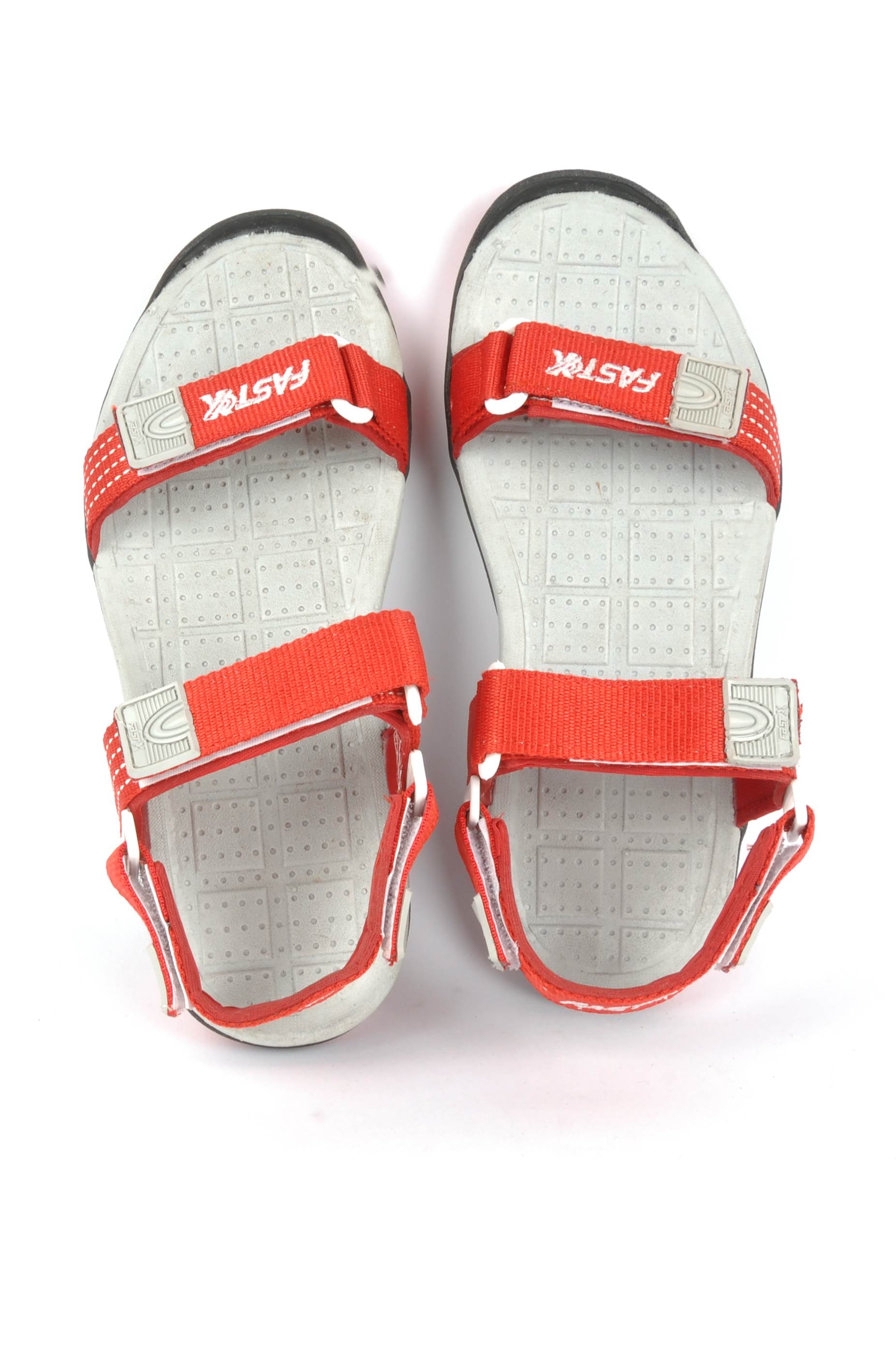 Red & White Mens Sandal