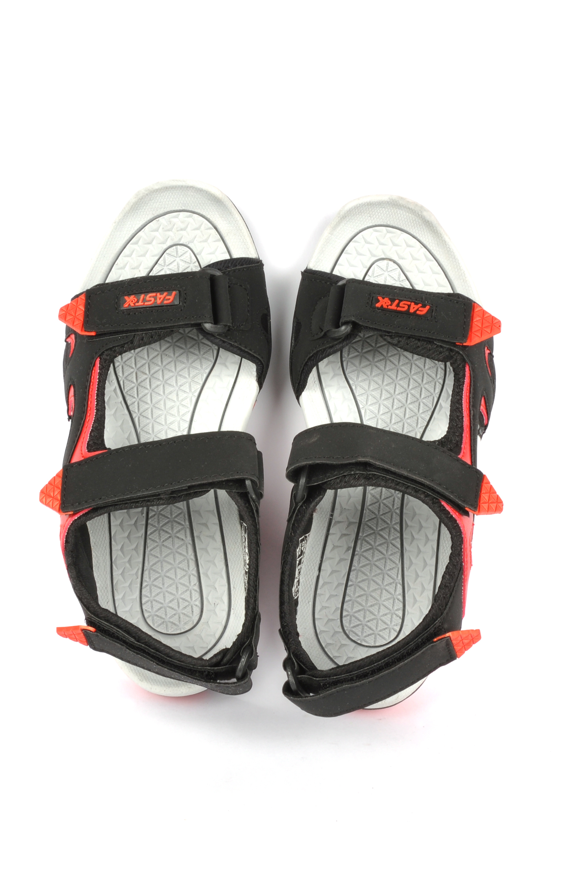 Men's Black Red Color Sandal