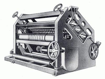 Oblique Type Single Face Paper Corrugating Machine